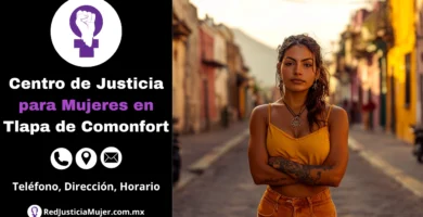 texto alternativo: Encuentra fácilmente el número de teléfono, dirección y horario del centro de justicia para las mujeres en Tlapa de Comonfort y localizar el lugar para llegar a tu destino